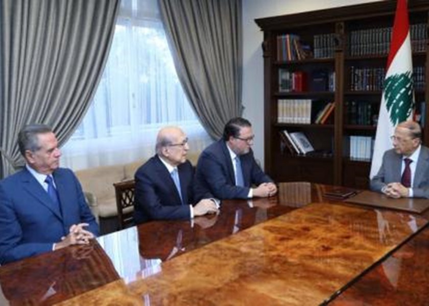 لبنان: ممثلو هيئات اقتصادية يطمئنون عون: وضع الليرة والمصارف ممسوك... فشكّلوا حكومة