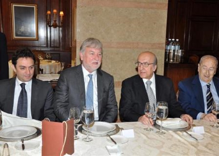 A Lunch Banquet in Honor of French Ambassador to Lebanon HE Mr. Denis Pietton - Beirut, Lebanon - March 26, 2012