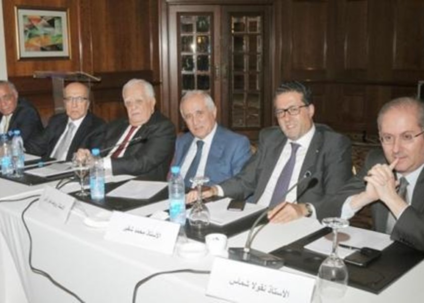 Press Conference to announce the launching of The Lebanese Emigrants Economic Conference under the theme "Lebanon a bridge for Interaction" - Beirut, Lebanon - November 19, 2015